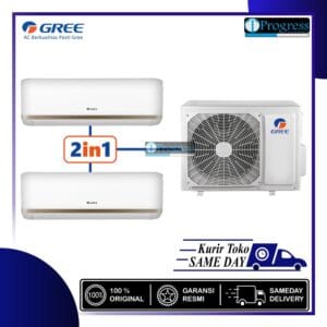 AC GREE COMBO SPLIT GWC-0707CSS 3/4 PK + 3/4 PK INVERTER