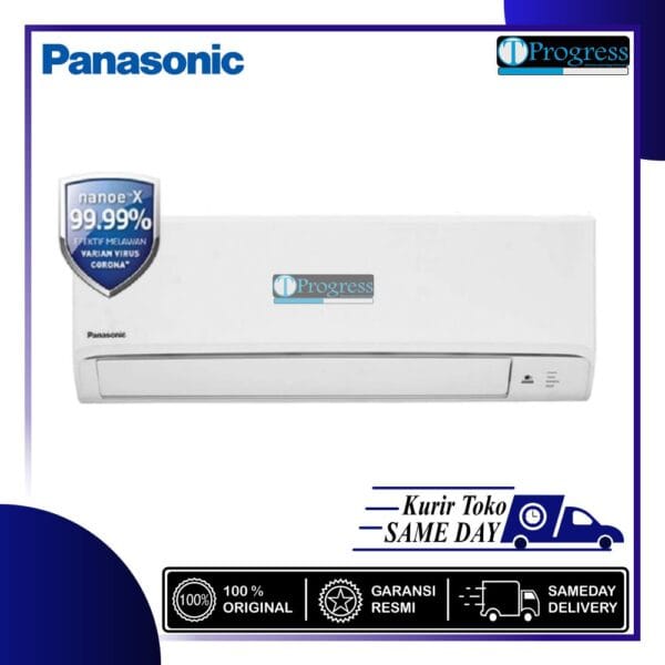 AC PANASONIC 1/2 PK CS/CU-PN5WKJ SI BIRU DELUXE STANDARD