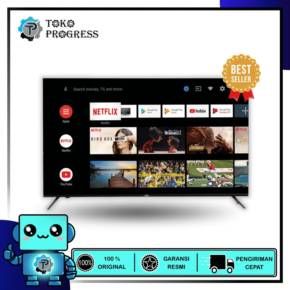 LED AQUA ANDROID DIGITAL TV 32 INCH AQT32K701A