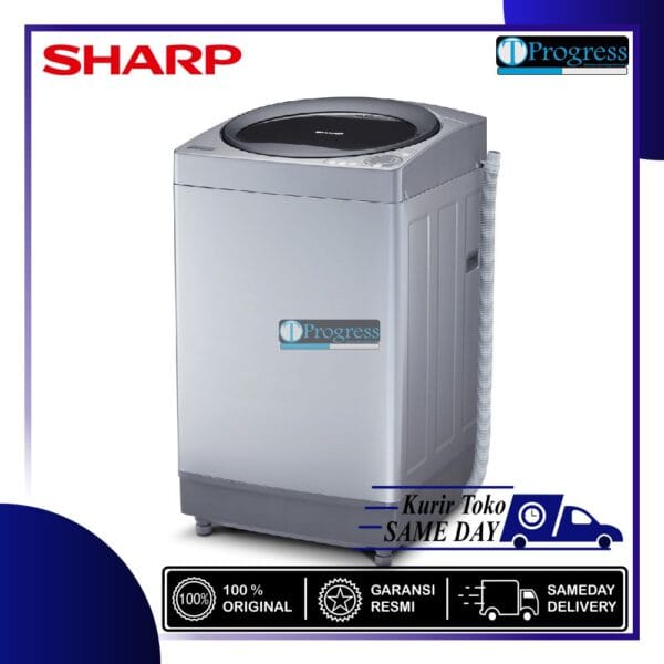 MESIN CUCI 1 TABUNG SHARP ES-M1008T-SA MEGAMOUTH SERIES