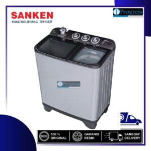 MESIN CUCI 2 TABUNG SANKEN TW-1155FBK LOW WATT