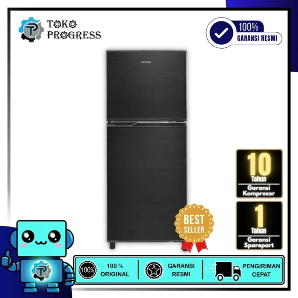 KULKAS 2 PINTU POLYTRON PRB-200Y