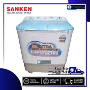 MESIN CUCI 2 TABUNG SANKEN TW-9110BU / TW-9110PK LOW WATT