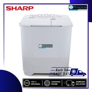 MESIN CUCI 2 TABUNG SHARP ES-T68MW 330WATT