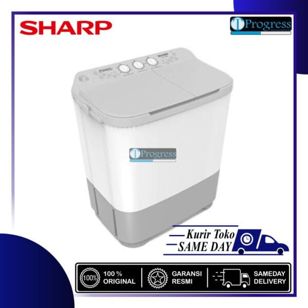 MESIN CUCI 2 TABUNG SHARP ES-T90MW / 90MW
