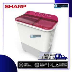 MESIN CUCI 2 TABUNG SHARP 7KG ES-T75NT LOW WATT