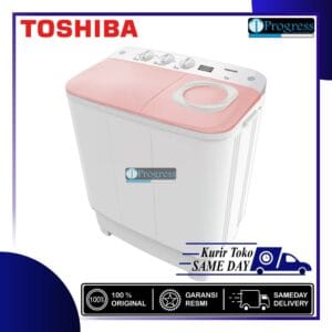 MESIN CUCI 2 TABUNG TOSHIBA VH-H75MN-WW / VH-H75MN-WB / VH-H75MN-WR