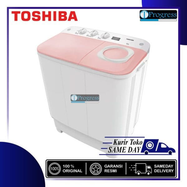 MESIN CUCI 2 TABUNG TOSHIBA VH-H95MN-WW / VH-H95MN-WB / VH-H95MN-WR