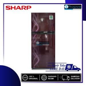 KULKAS 2 PINTU SHARP SJ-197ND NO FROST