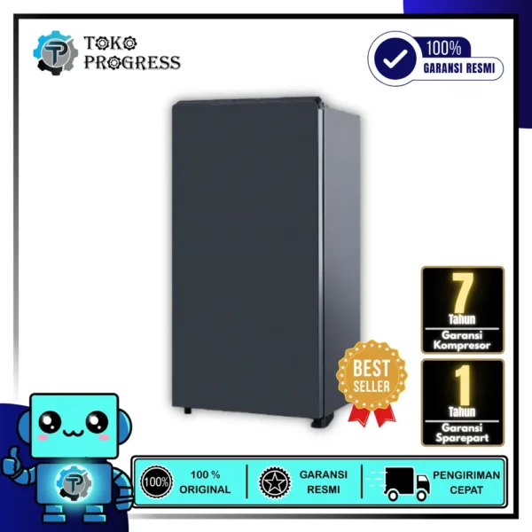 KULKAS 1 PINTU AQUA AQR-D205MDS / AQR-D185MDS