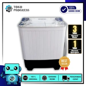 MESIN CUCI 2 TABUNG DENPOO DW-976
