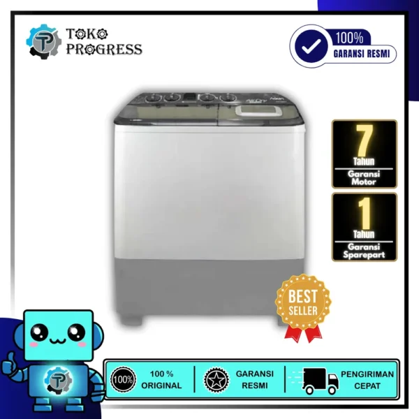 MESIN CUCI 2 TABUNG AQUA QW-1060XT
