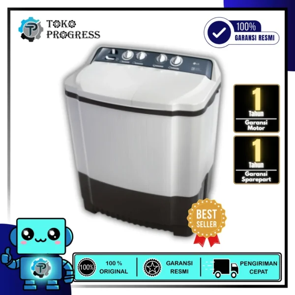 MESIN CUCI 2 TABUNG LG P800N