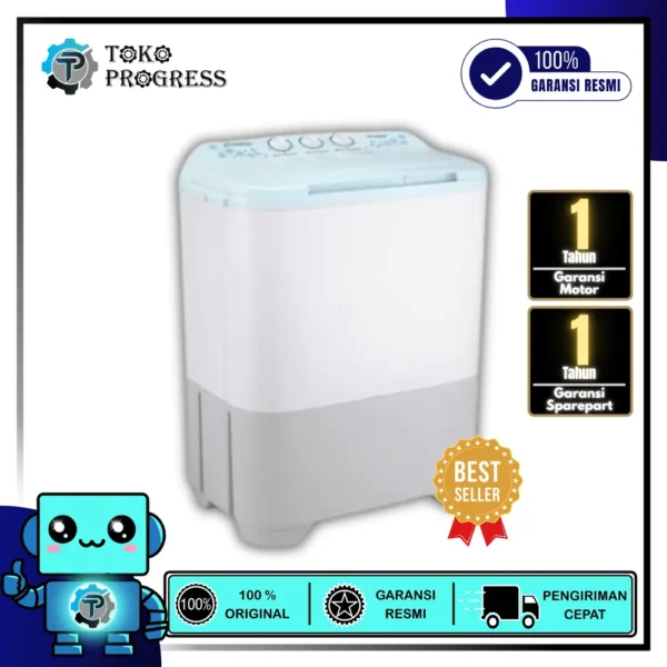 MESIN CUCI 2 TABUNG SHARP ES-T80MW