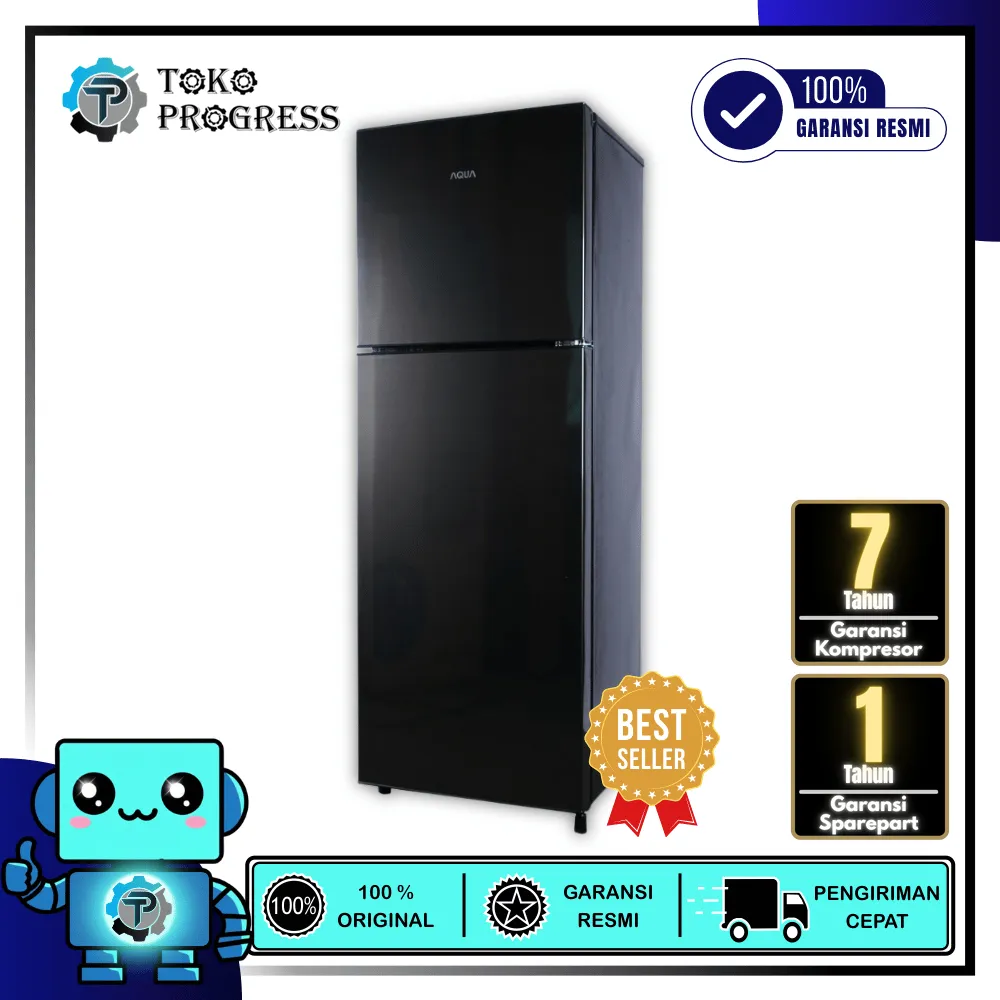 KULKAS 2 PINTU AQUA AQR-D270 / AQR-D261