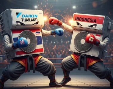AC Daikin FTC15NV14 Thailand Vs Daikin FTP15AV149 Lokal