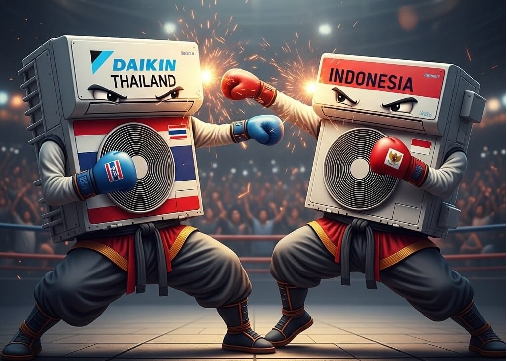 AC Daikin FTC15NV14 Thailand Vs Daikin FTP15AV149 Lokal