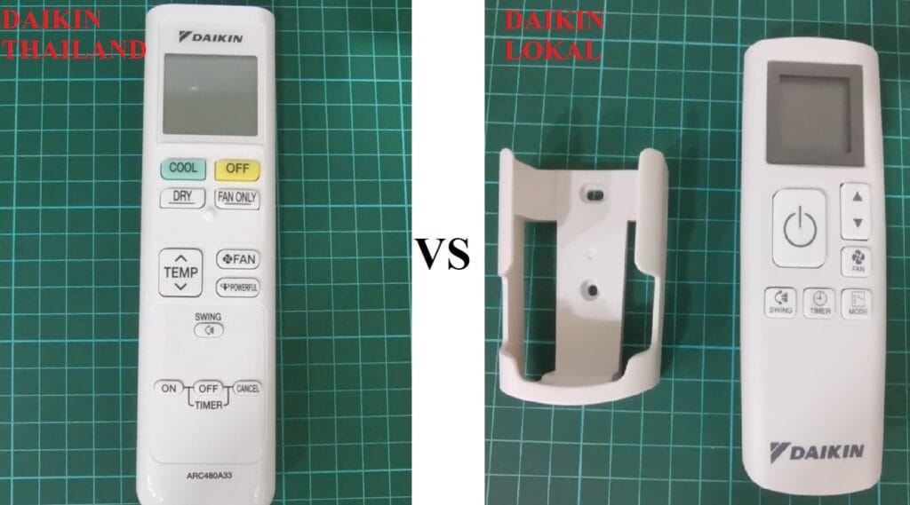 AC Daikin FTC15NV14 Thailand Vs Daikin FTP15AV149 Lokal