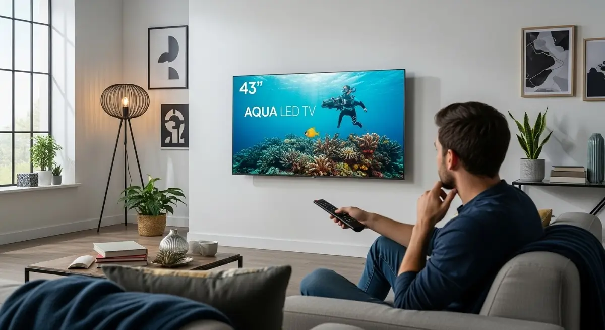 Review LED AQUA 43H5F Google TV 2025 — TV LED Canggih