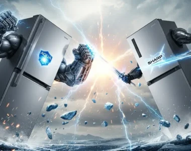 Aqua AQR-DTM265CB vs Sharp SJ-236MN-HS: Adu Kulkas 2jt-an!