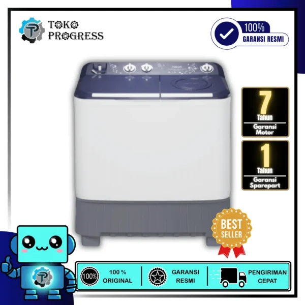 MESIN CUCI 2 TABUNG AQUA QW-1430HT, QW-1230HT, QW-1030HT