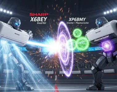 Battle AC Inverter Sharp: Ulas Tuntas AH-X6BEY Vs AH-XP6BMY