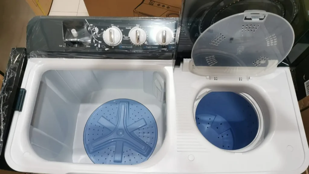 Review Mesin Cuci 2 Tabung Aqua QW-1430HT : Kapasitas 14 Kg
