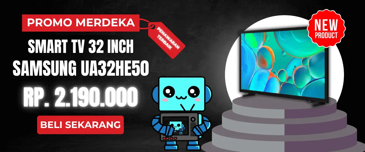 Promo LED Smart TV Samsung Terbaru2025 32He50
