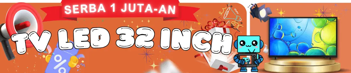 Promo TV LED 1 Jutaan