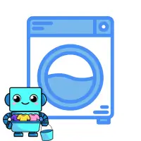 Mesin Cuci Dua Tabung Tampak Terbuka