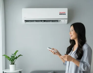 AC Sharp 1 PK AH-X10BEY : Review AC Inverter & Harga Terbaru