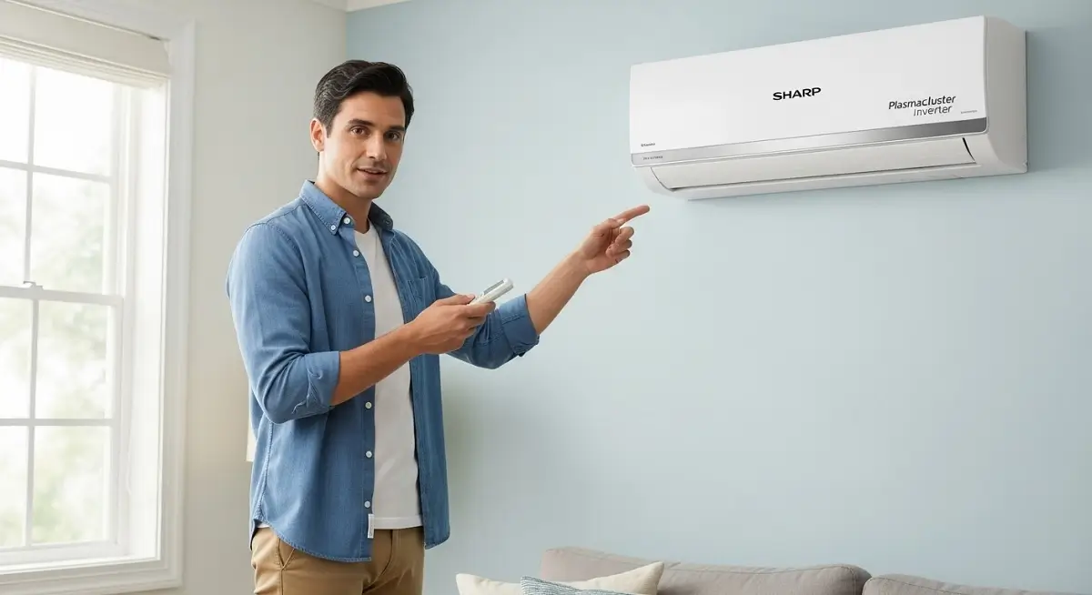 Review AC Sharp 1 PK AH-XP10BMY : Inverter Plus Plasmacluster