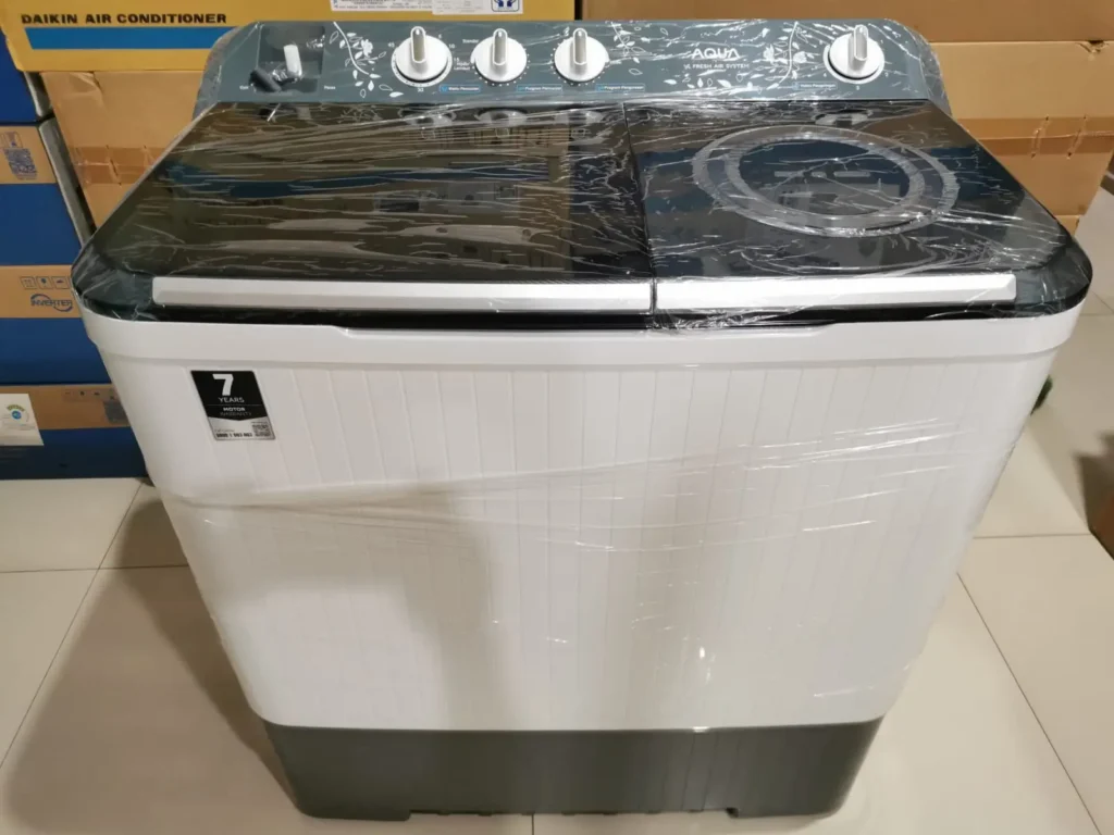 Mesin Cuci 12Kg Aqua QW-1230HT: Tipe Terbaru dari Aqua