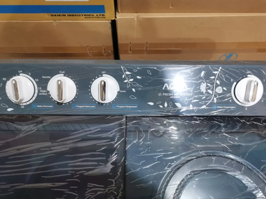 Mesin Cuci 12Kg Aqua QW-1230HT: Tipe Terbaru dari Aqua