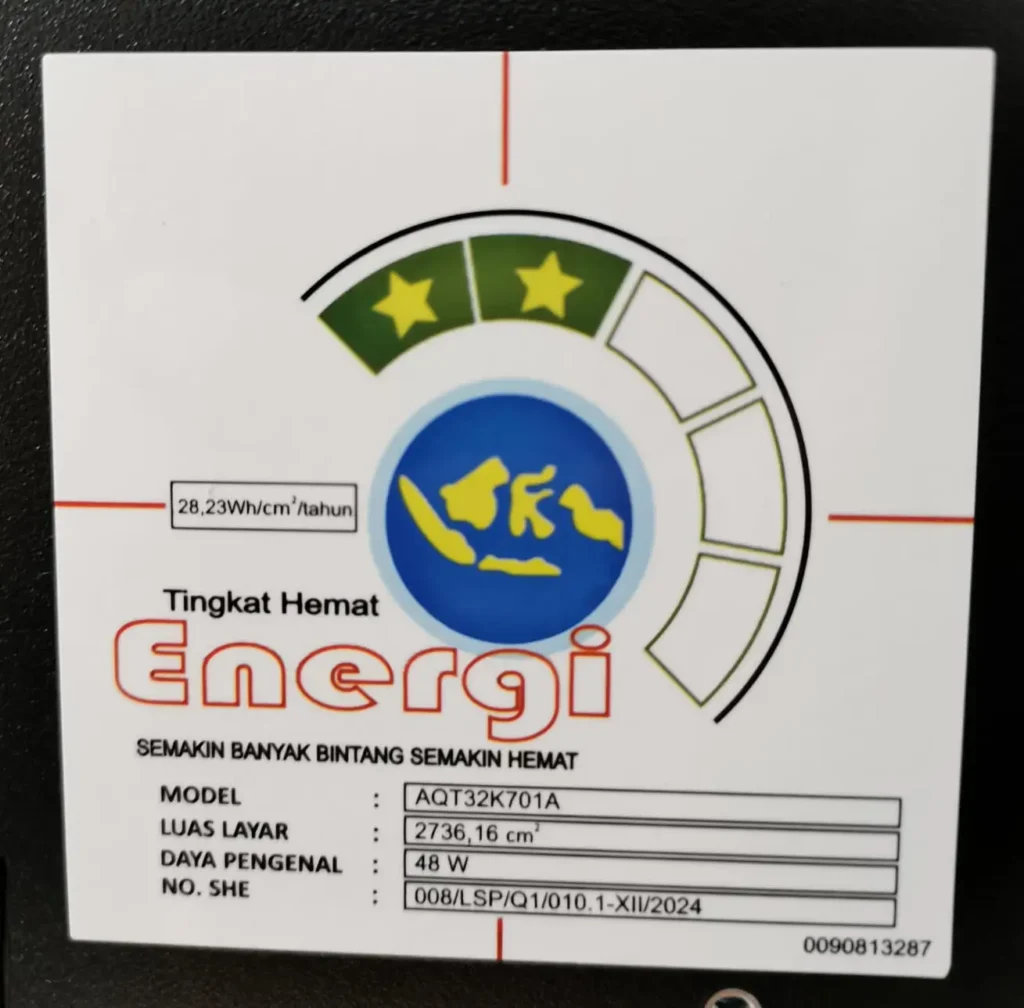 Spesifikasi Android TV Aqua AQT32K701A