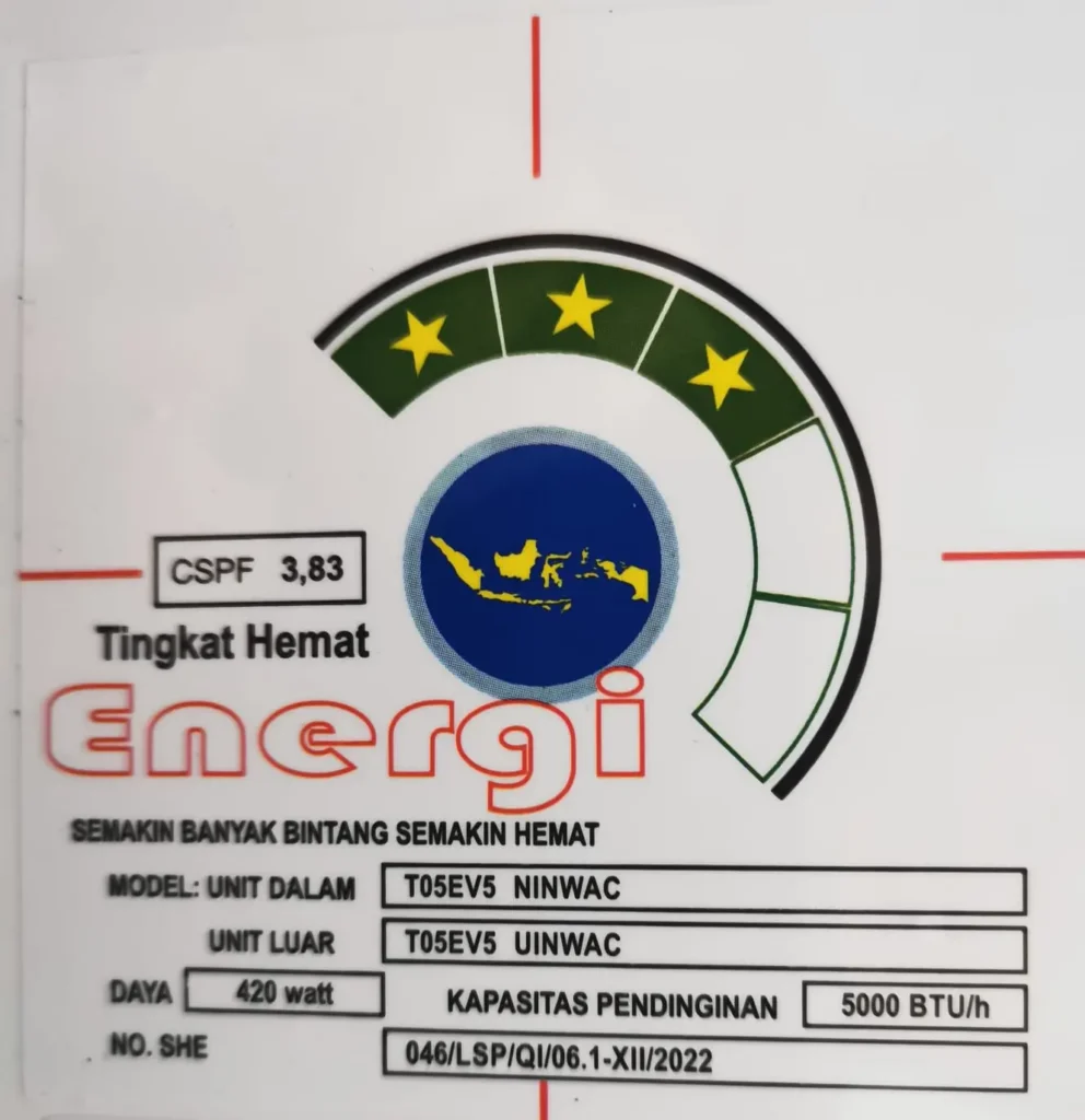 Spesifikasi AC Inverter LG 1/2 PK T05EV5