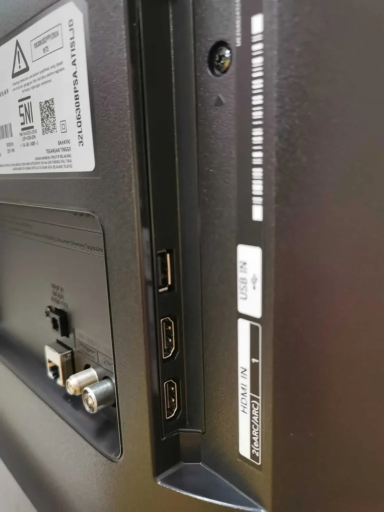 Input Samping Smart TV LG 32LQ63BPSA