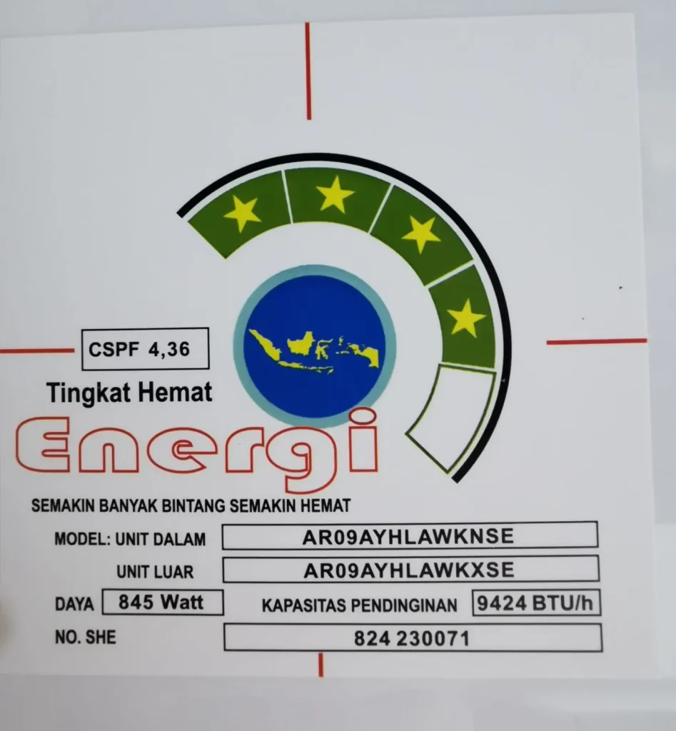 Spesifikasi Indoor AC Samsung Alpha Inverter 1 PK AR09AYHLAWKNSE