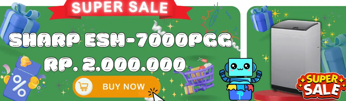 Banner Mesin Cuci 1 Tabung