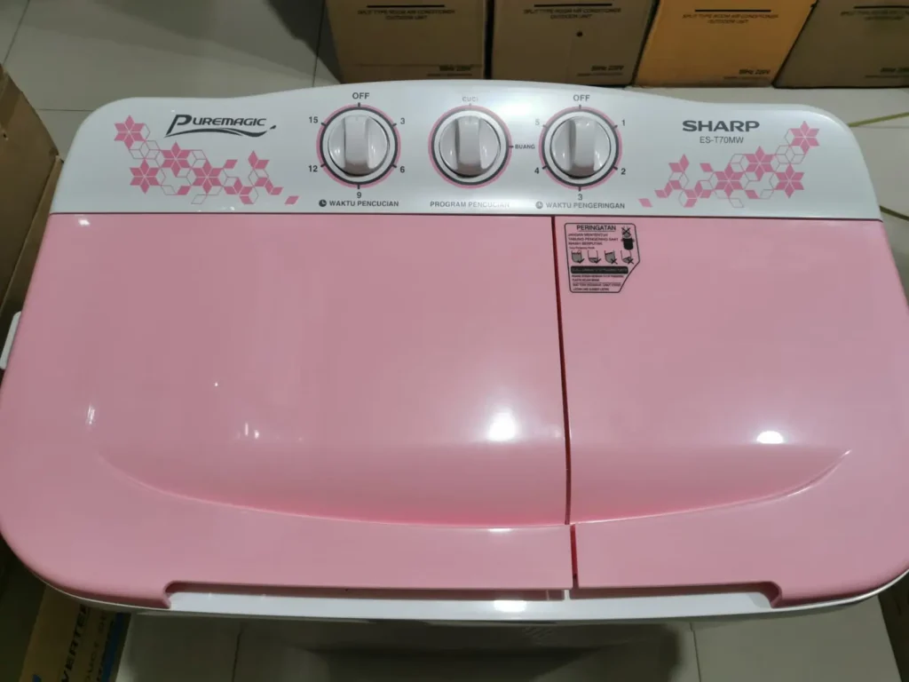 Tutup Mesin Cuci Sharp ES-T70MW