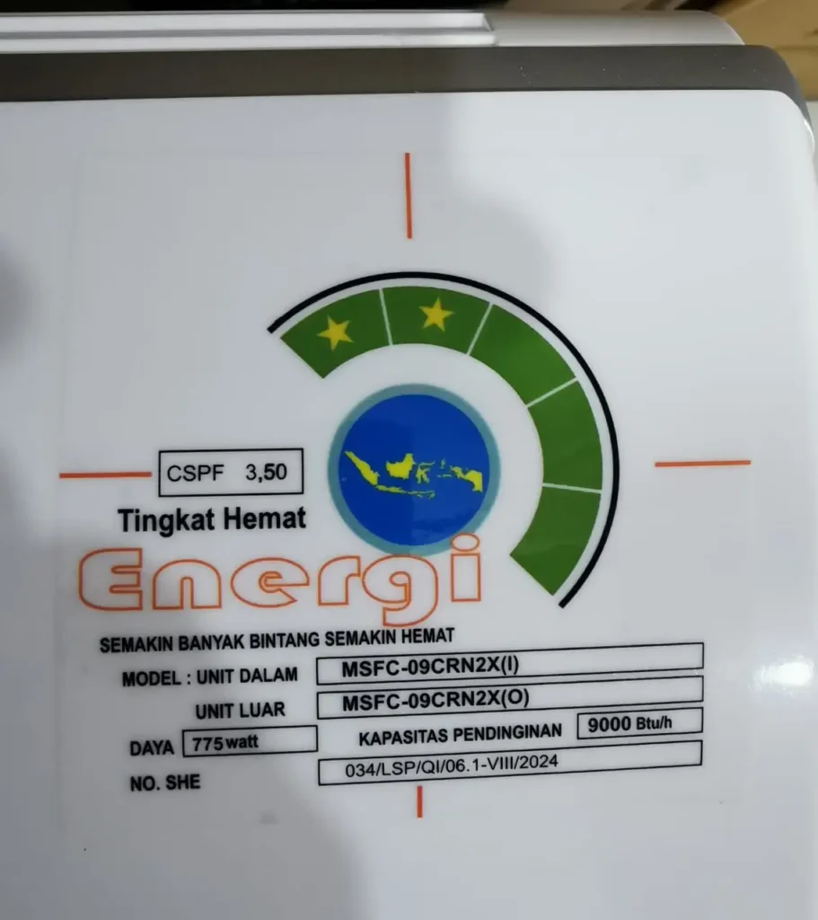 Spesifikasi AC Midea 1 PK MSFC-09CRN2X