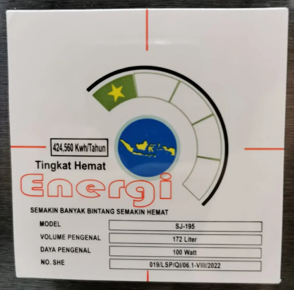 Spesifikasi Kulkas 2 Pintu Sharp SJ-195MN-HS