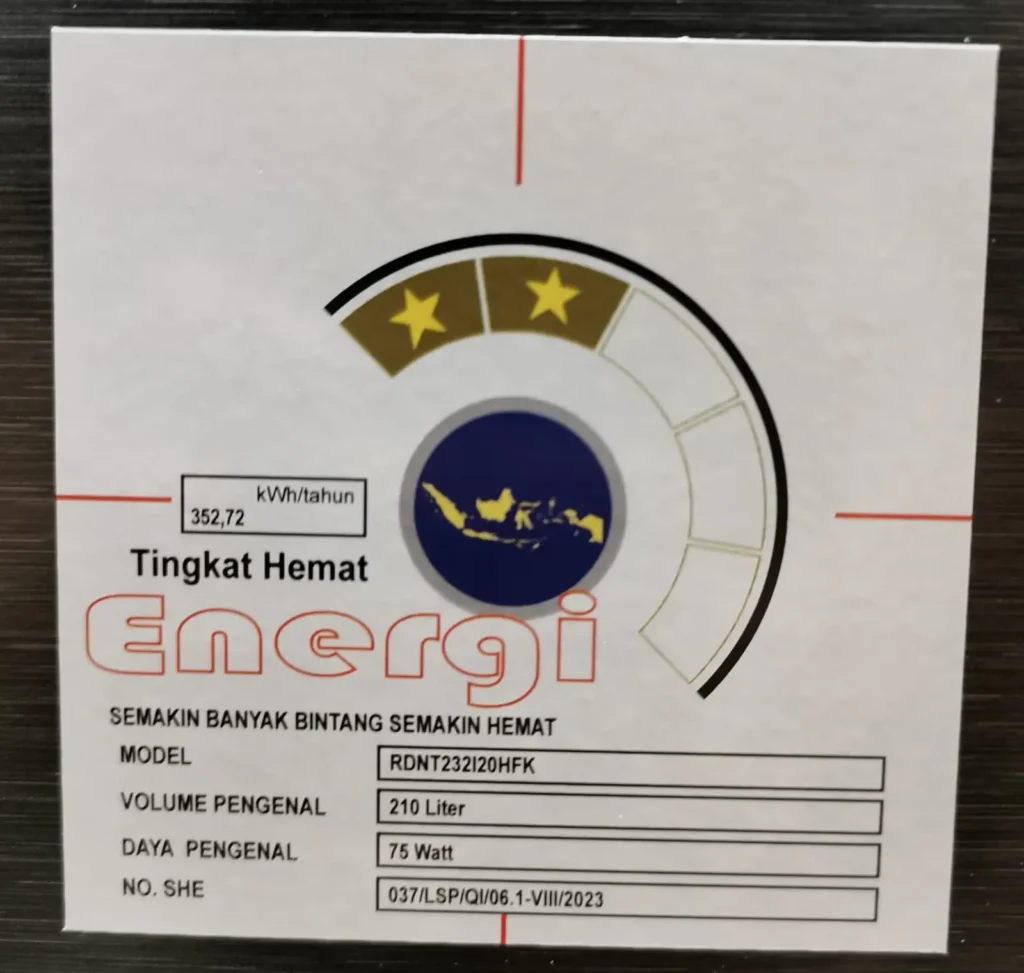 Spesifikasi Kulkas 2 Pintu Beko RDNT232I20HFK