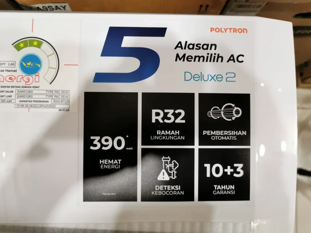 Fitur AC Polytron PAC-05VH