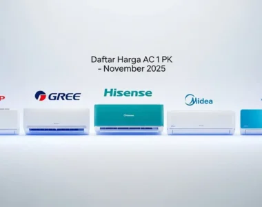 Daftar Harga AC 1 PK Terlaris November 2025