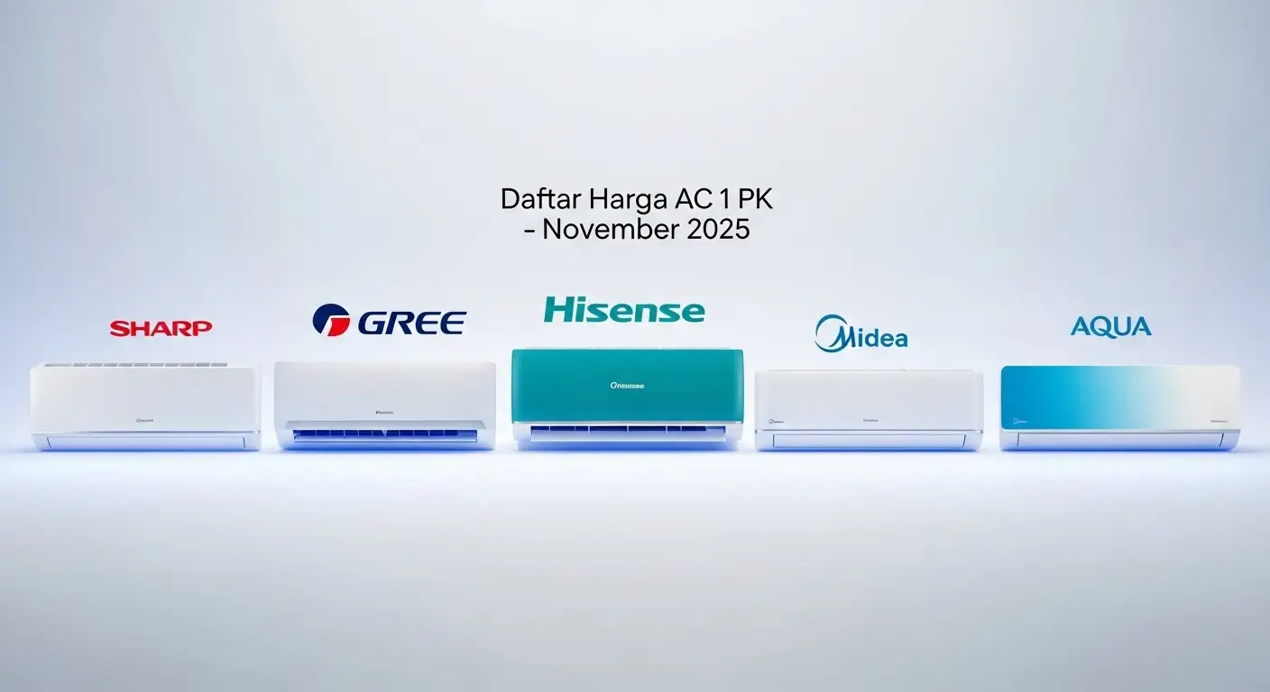 Daftar Harga AC 1 PK Terlaris November 2025