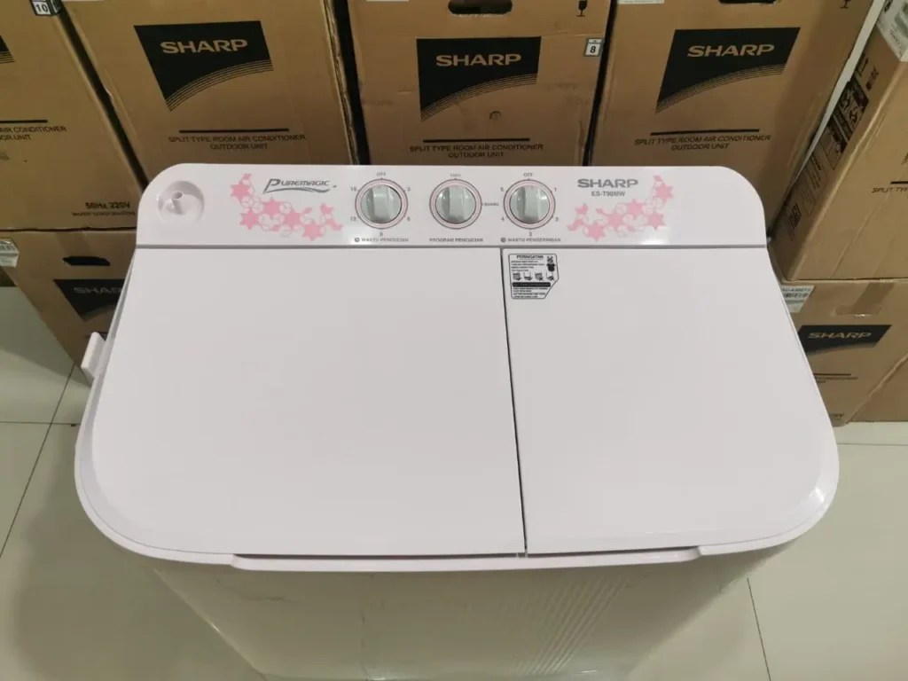 Cover Mesin Cuci Sharp ES-T90MW
