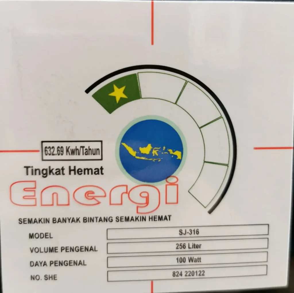 Spesifikasi Kulkas 2 Pintu Sharp SJ-316MG
