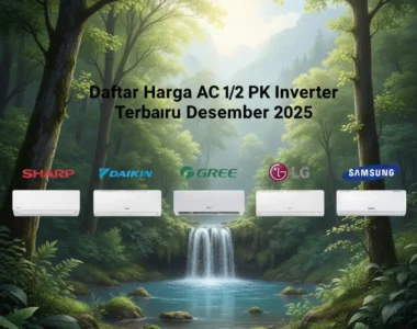 Daftar Harga AC 1/2 PK Inverter Terbaru Desember 2025