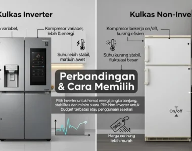 Kulkas Inverter vs Non-Inverter Perbandingan & Cara Memilih